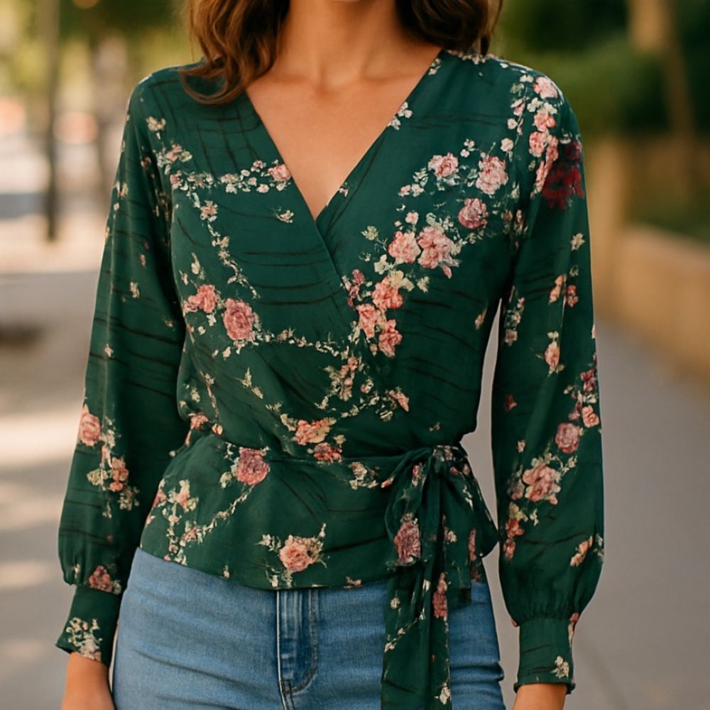 Floral Blouse by 7th Avenue small tall